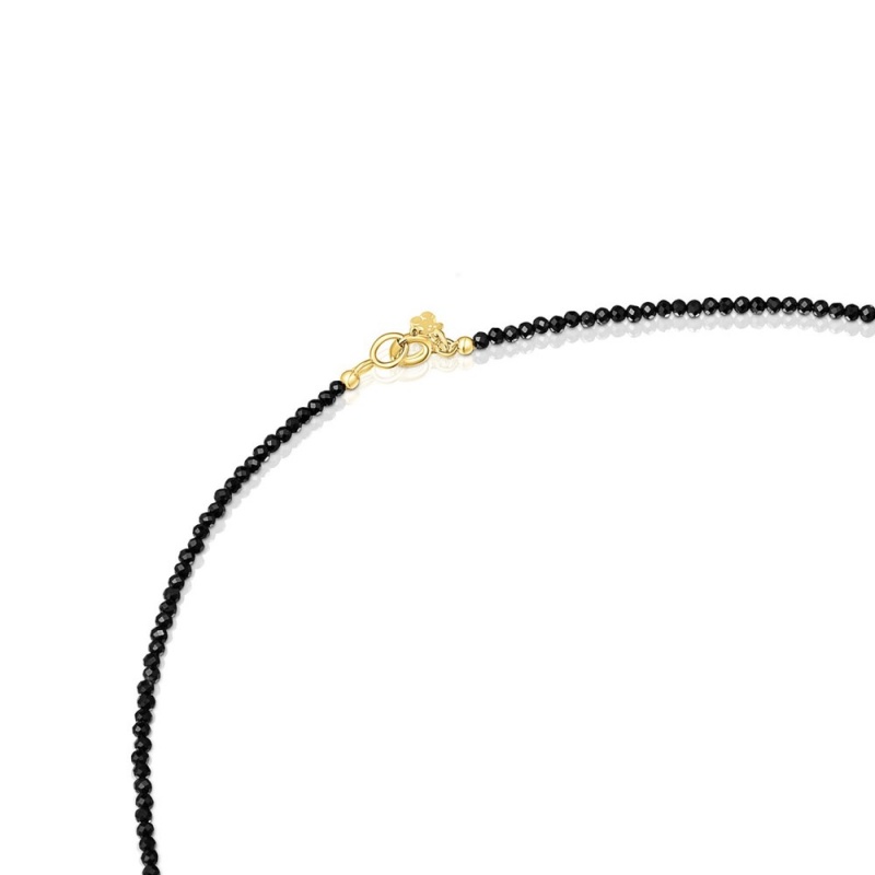 Collares TOUS Camille with onyx Mujer Negros | 4967NUSAD