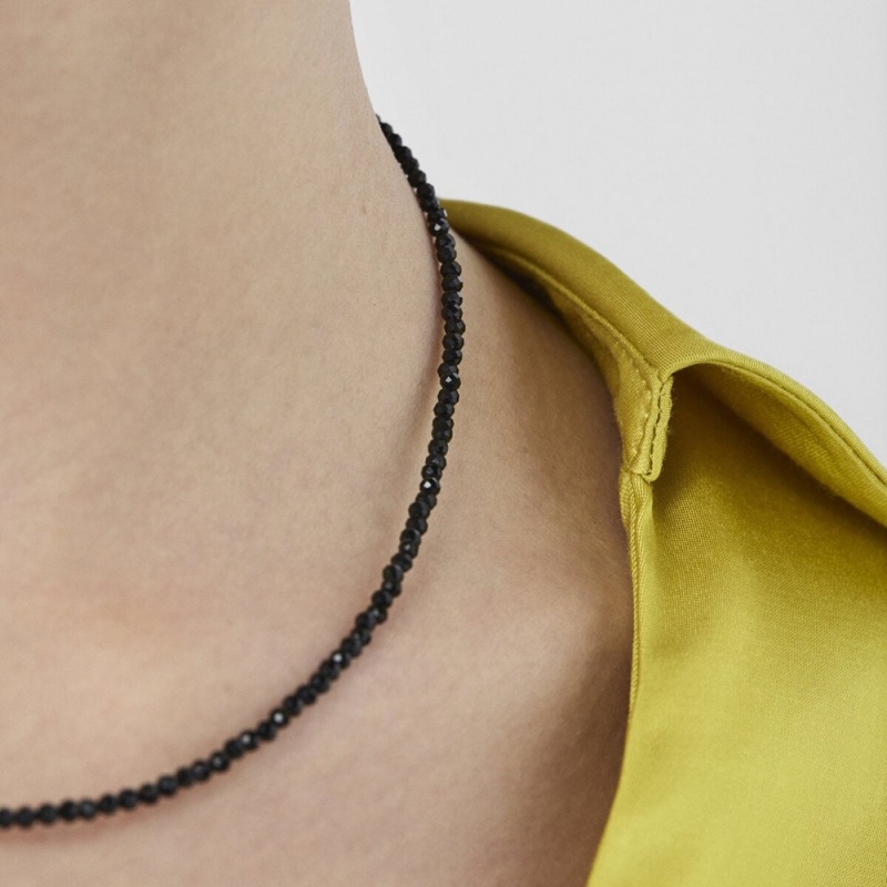 Collares TOUS Camille with onyx Mujer Negros | 4967NUSAD