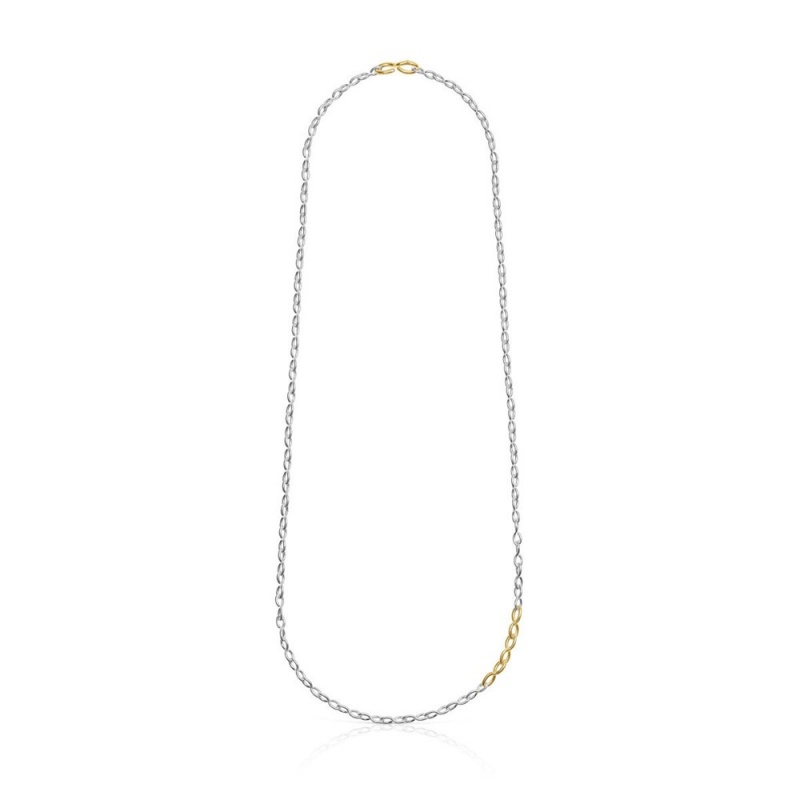 Collares TOUS vermeil Bent Mujer Plateados | 4326UHXBO