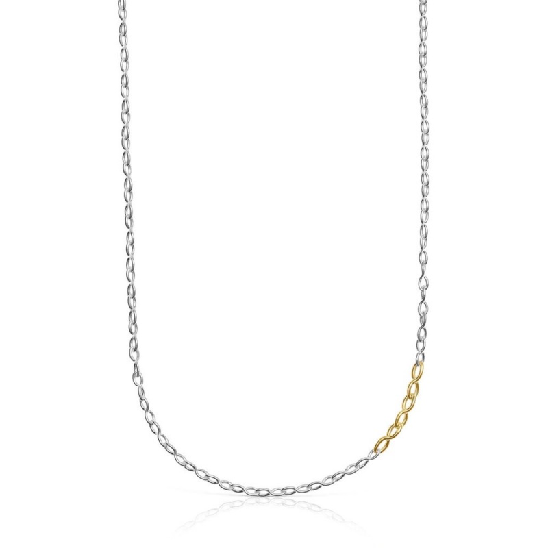 Collares TOUS vermeil Bent Mujer Plateados | 4326UHXBO