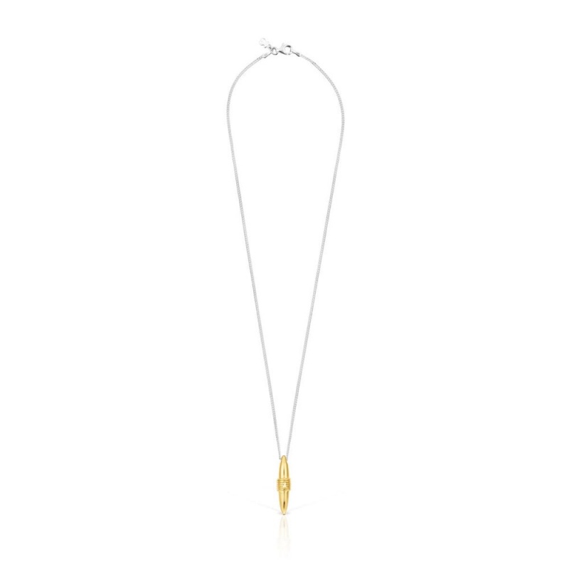 Collares TOUS vermeil Lure Mujer Plateados | 1498XABCK