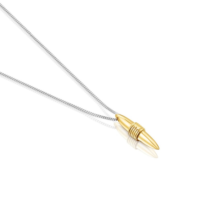 Collares TOUS vermeil Lure Mujer Plateados | 1498XABCK