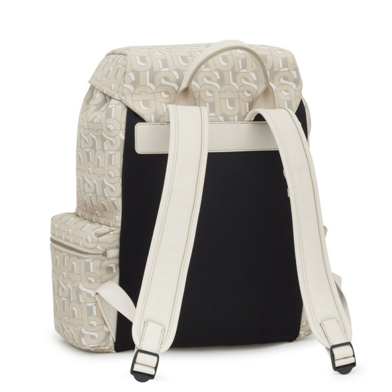 Mochilas TOUS Large MANIFESTO Mujer Beige | 8364YULBZ