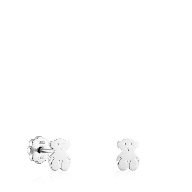 Pendientes TOUS Baby Mujer Blancos Dorados | 8417RTIBV