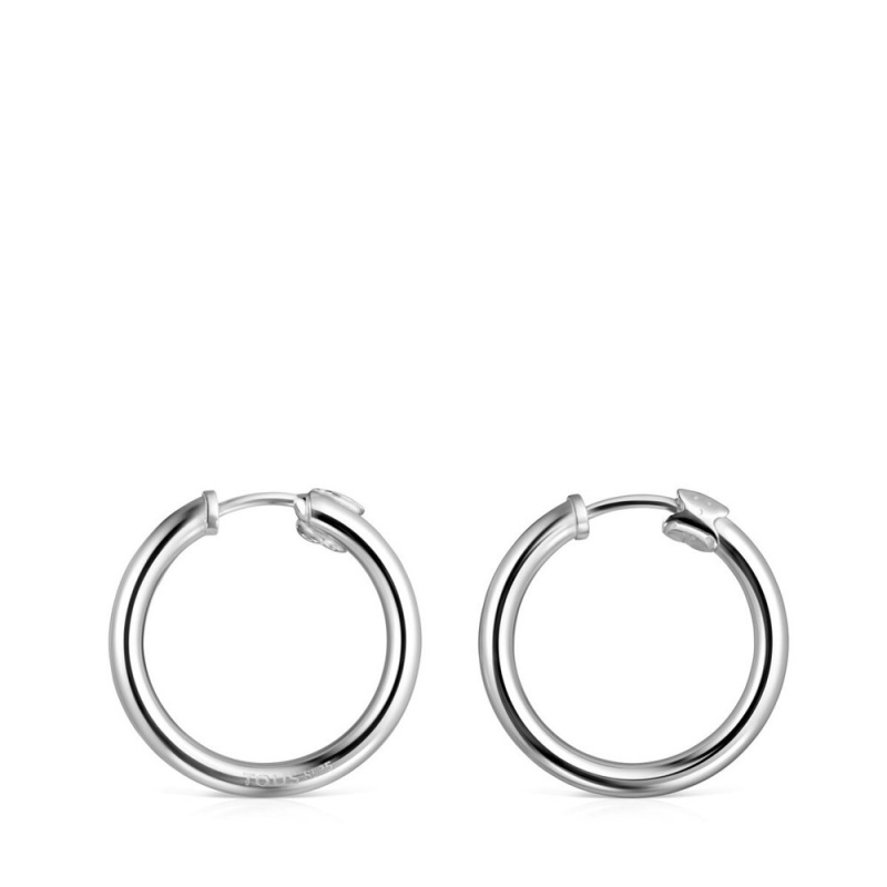 Pendientes TOUS Basics small in Mujer Plateados | 3618KREPA