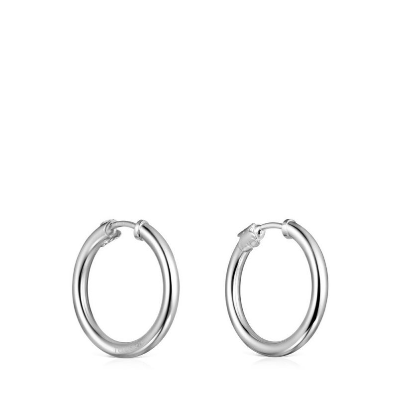 Pendientes TOUS Basics small in Mujer Plateados | 3618KREPA