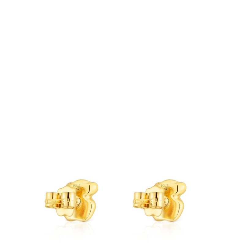 Pendientes TOUS Bear Balloon Mujer Dorados | 1492RTZLU