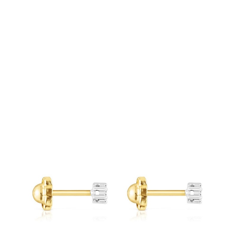 Pendientes TOUS Diamonds 0.08ct Mujer Dorados | 6850SBZJM