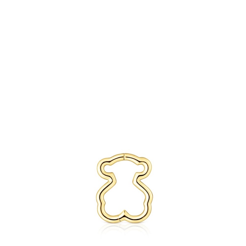 Pendientes TOUS Pendientes bear-shaped Mujer Dorados | 8459RJHWS