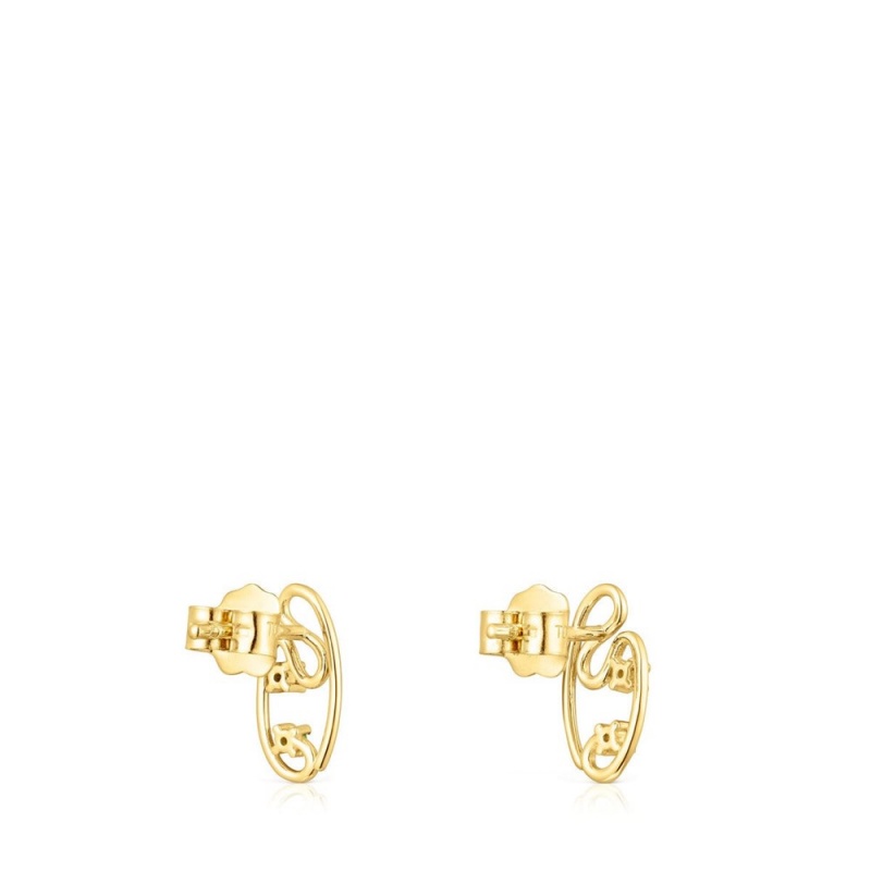 Pendientes TOUS Tsuri with gemstones Mujer Dorados | 9465PSZVG