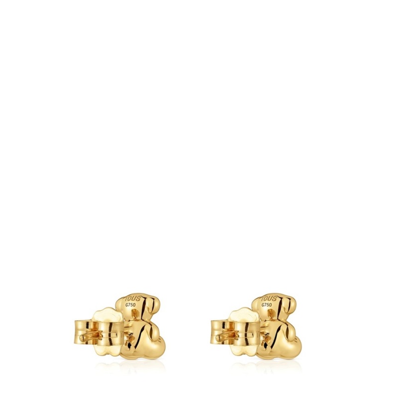 Pendientes TOUS bear Bold Bear Mujer Dorados | 1479RVPBC