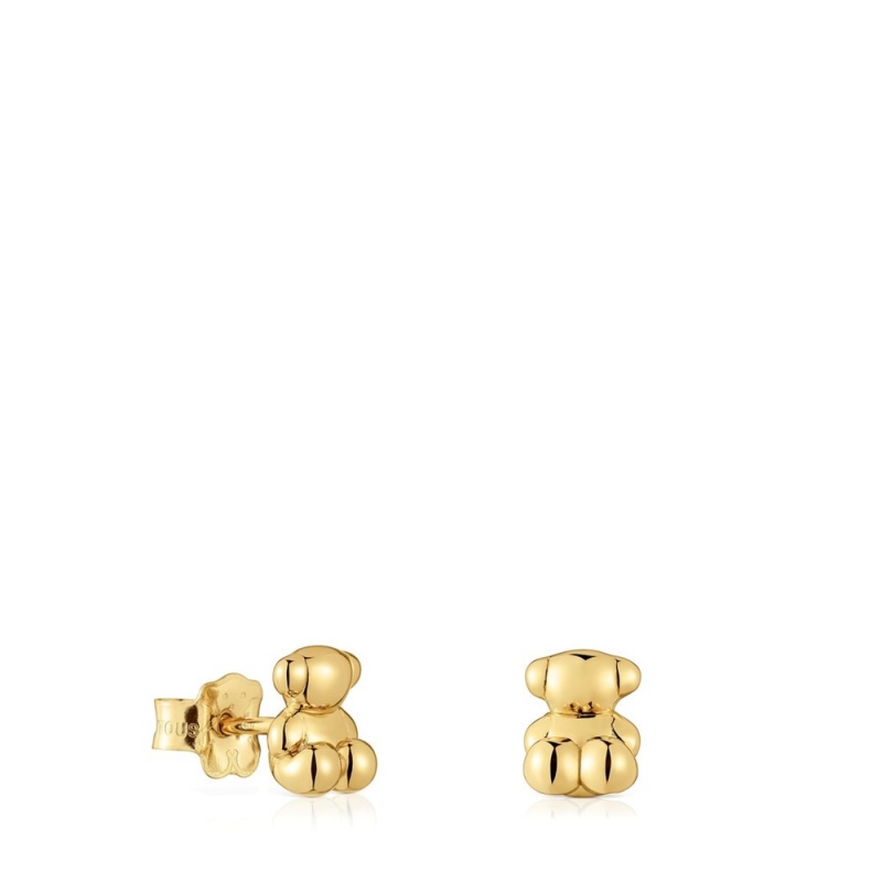 Pendientes TOUS bear Bold Bear Mujer Dorados | 1479RVPBC