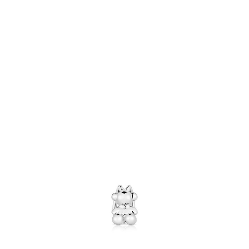 Pendientes TOUS bear earcuff Bold Bear Mujer Plateados | 8597BMCXK