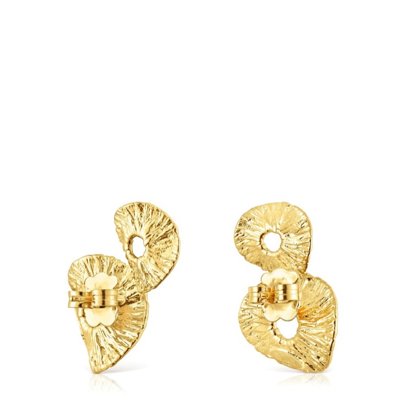 Pendientes TOUS vermeil Wicker with two motifs Mujer Plateados | 5432WKYBD