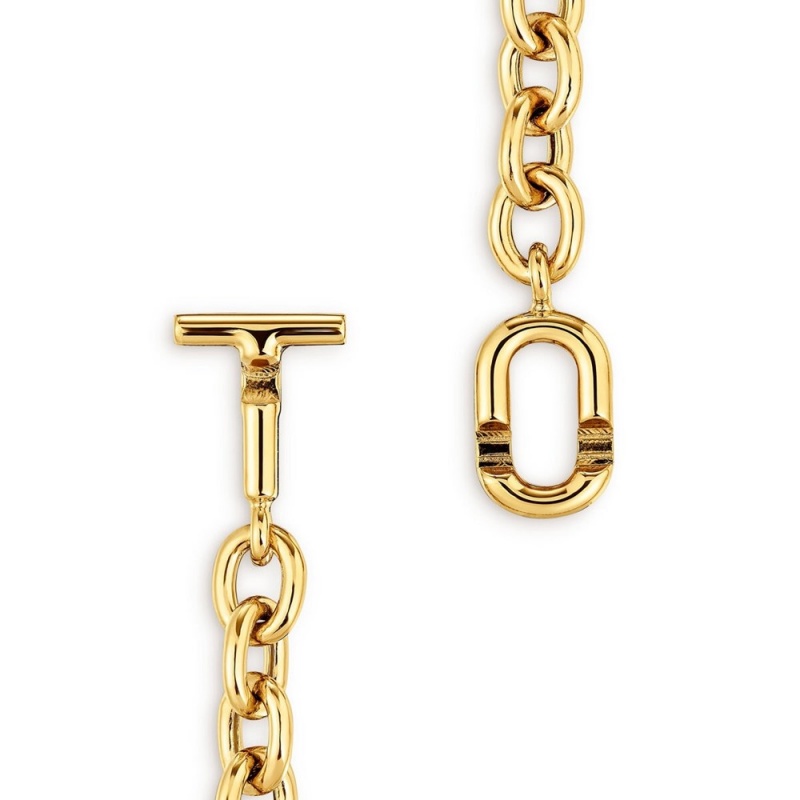 Pulseras TOUS MANIFESTO chain with 18 kt plating over Mujer Dorados Plateados | 2597PZQCB