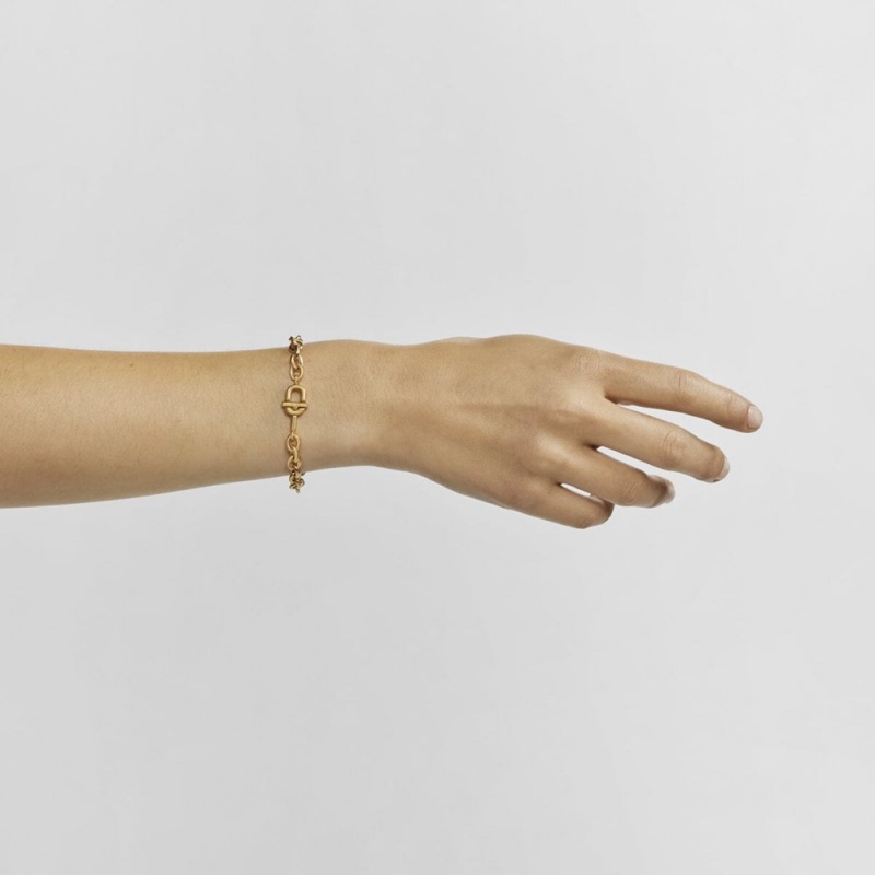 Pulseras TOUS MANIFESTO chain with 18 kt plating over Mujer Dorados Plateados | 2597PZQCB