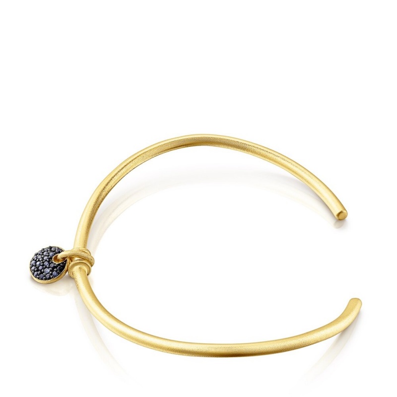 Pulseras TOUS vermeil Luah luna with sapphires Mujer Plateados | 3145RHDJV