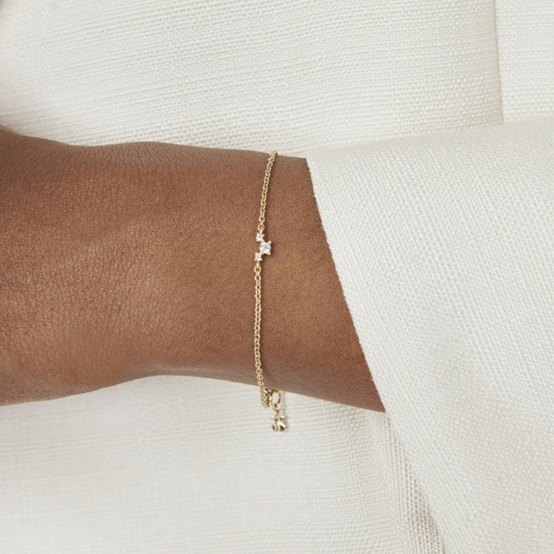 Pulseras TOUS with diamonds Les Classiques Mujer Dorados | 2786ONGCM